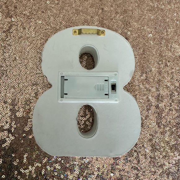 White LED Marquee Number Light - Picture 3 of 3